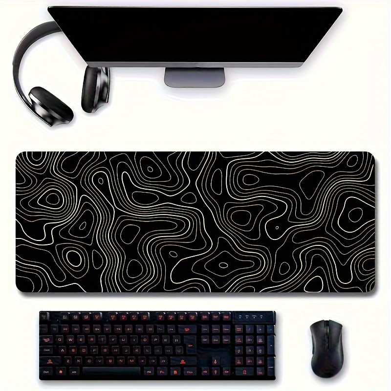 Large Mouse Pads For Desk, Gaming Mouse Pad, Extended Mouse Pad, Mouse Pad with Stitched Edges and Non-Slip Rubber Base