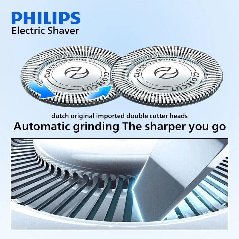 Philips PQ206 Electric Shaver with Floating Double Blades