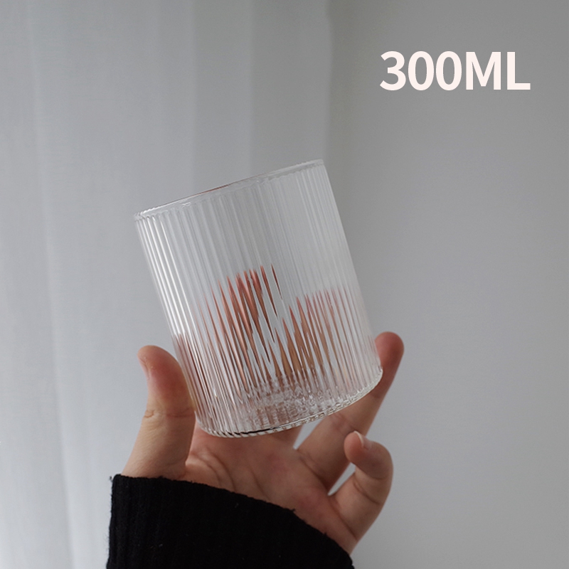 Transparent Juice Milk Coffee Mug, Glass Cup Heat-resistant Tumbler,Rose Glass Cup Drinkware