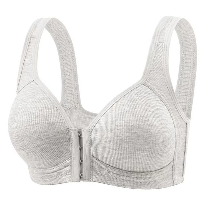 FallSweet Wire-Free Front Closure Bra Seamless Full Coverage Mom Lingerie