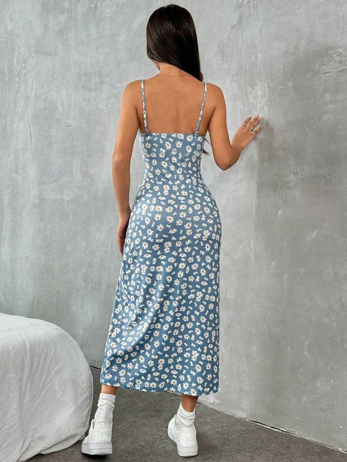 Fall Romance Strapless Leopard Print Maxi Dress with High Slit and Wrap Silhouette