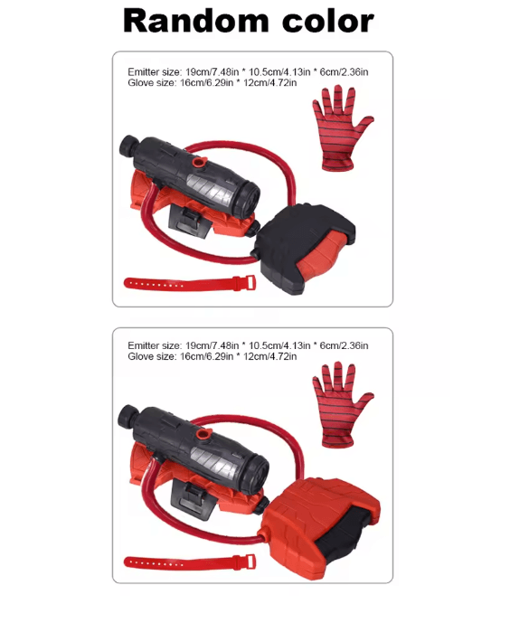 Spider Web Wrist Water Sprayer Toy