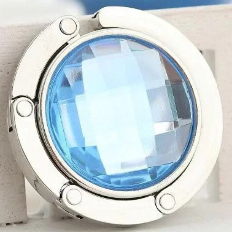 Foldable Crystal Purse Hook and Table Bag Holder