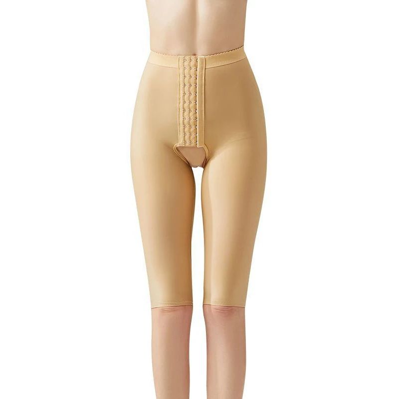 Womens Post-Liposuction Compression Shapewear – Thigh & Belly Control Recovery Pants Medical Body Shaper