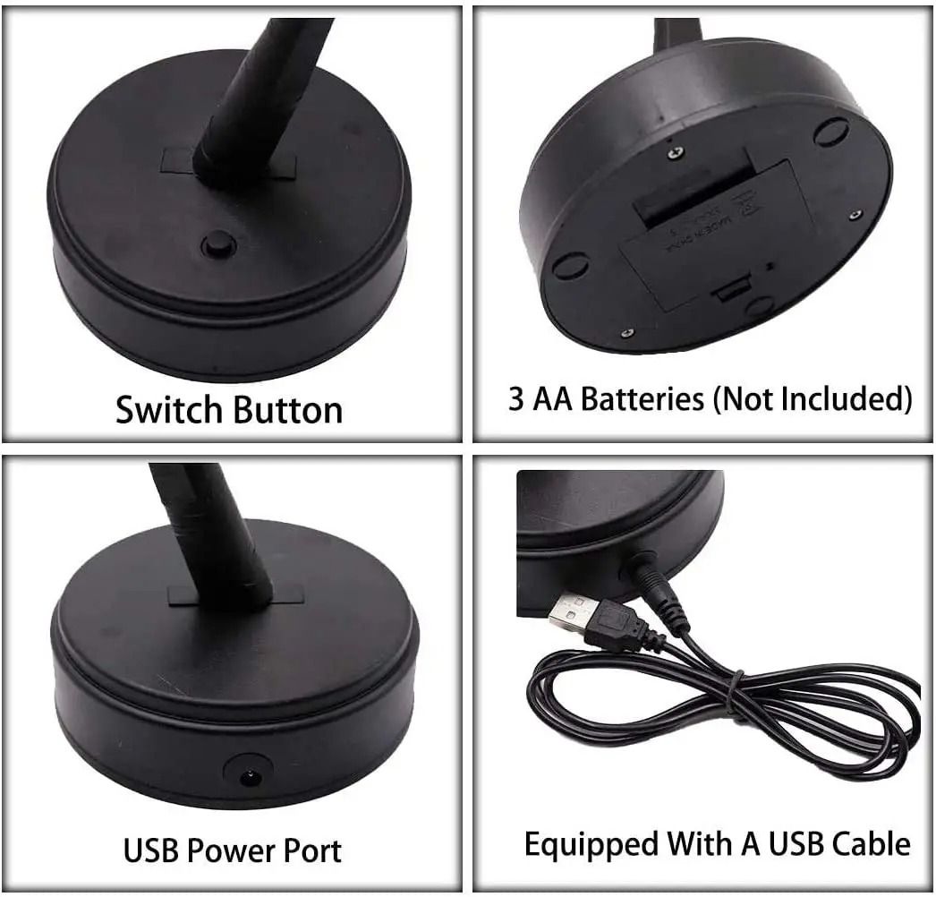 Artificial Bonsai Desktop Tree Lamp – USB/Battery Powered LED Night Light