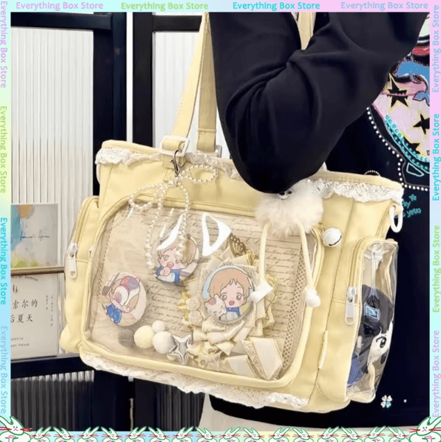 Ballet Girl Japanese Itabag Shoulder Bag Anime Crossbody Casual Canvas Tote