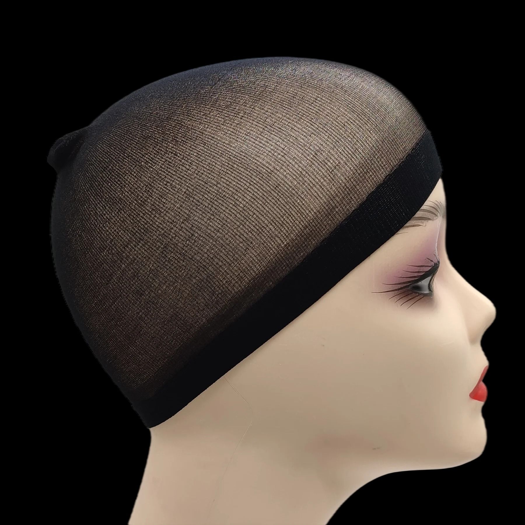 Ventilated Nylon Mesh Wig Cap Set