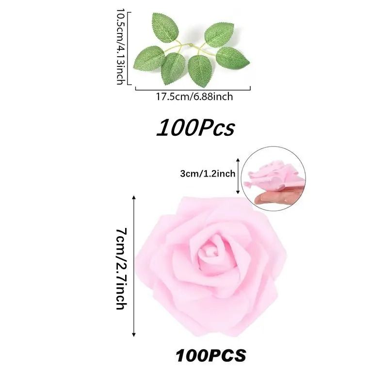 Everlasting Velvet-Touch Foam Roses