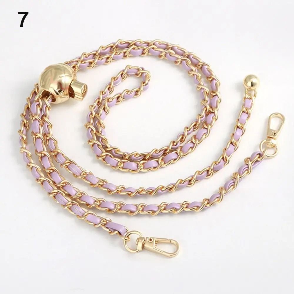 Adjustable Golden Ball Chain Strap – High-End Iron Replacement Shoulder Belt