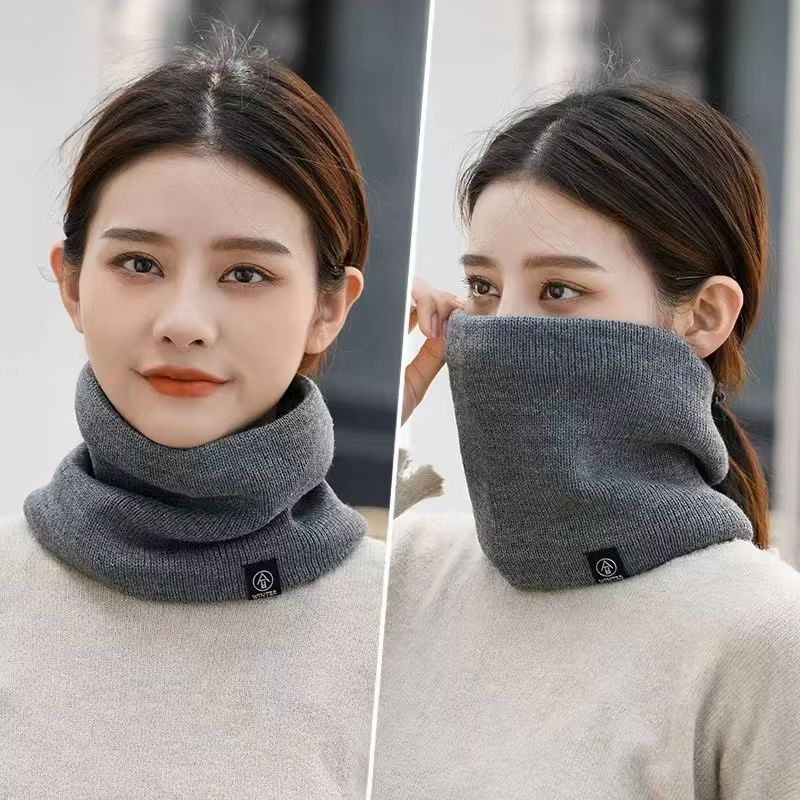 Cashmere-Feel Winter Snood Scarf – Soft, Thick, and Unisex Warmth for Cold Weather