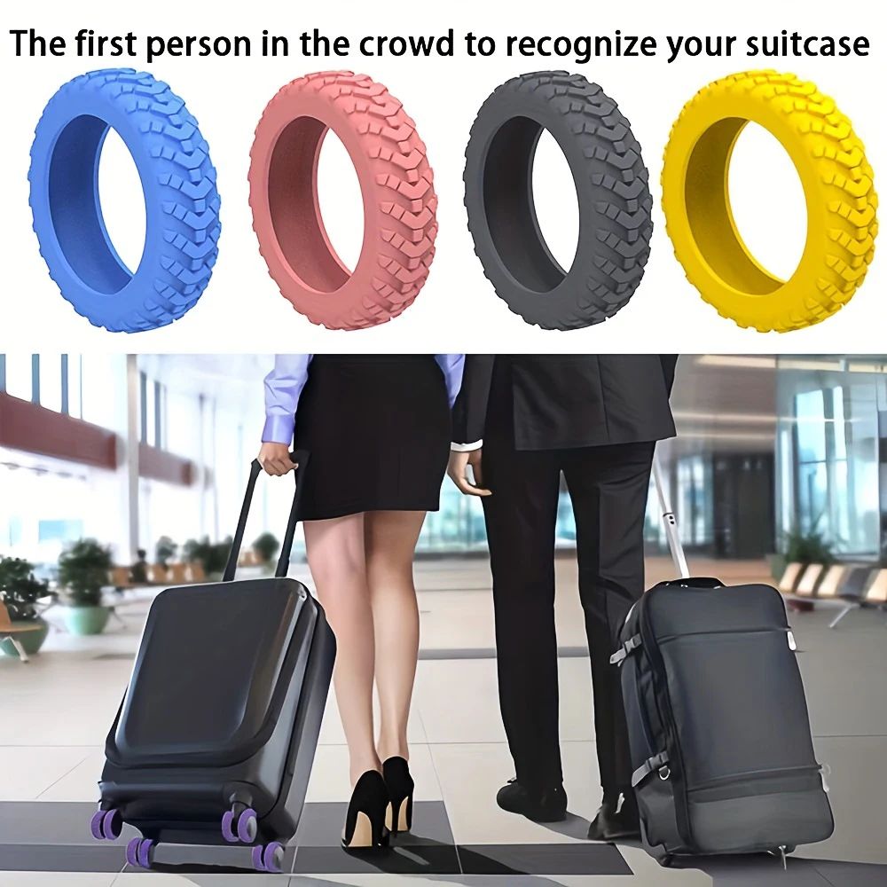 Silicone Luggage Wheel Cover Set