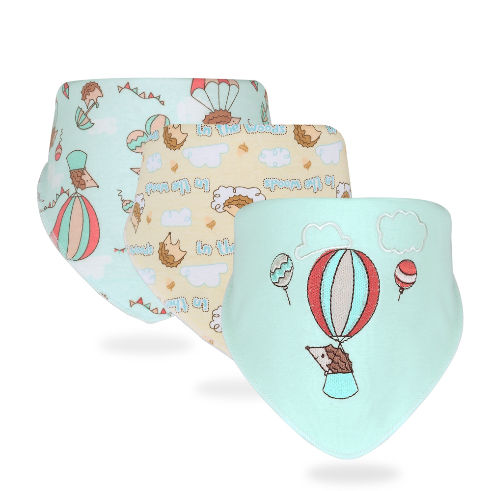 Triangle Cotton Baby Bibs, Cartoon Print, Feeding Apron, Saliva Towel, Baby Boys Girls, Cotton Bandana Bibs, Baby Stuff