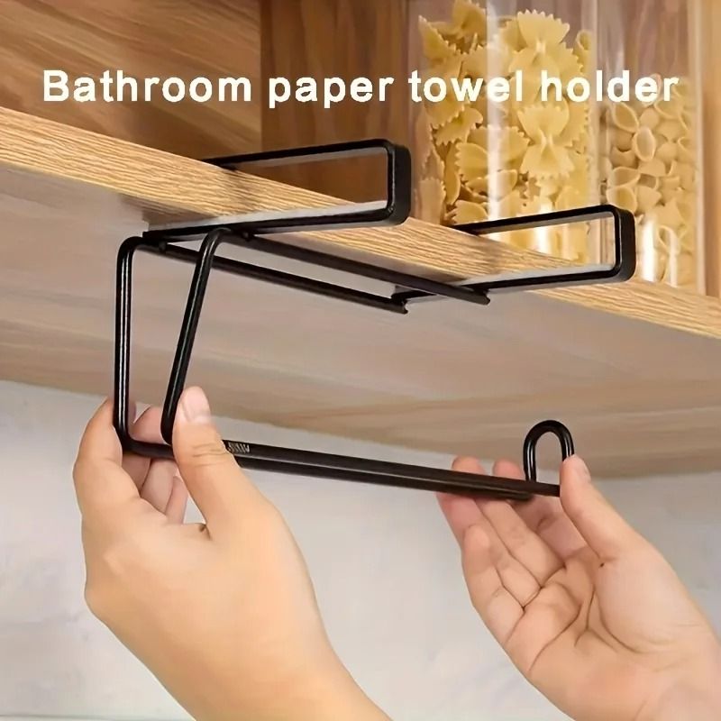 Stainless Steel Under-Cabinet Paper Towel Holder