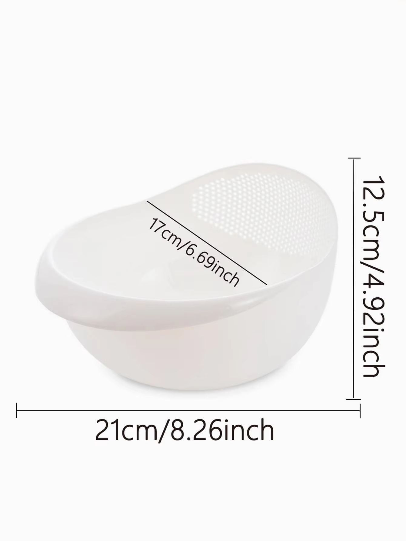Multi-Piece Colander Rice & Fruit Bowl Set – Handle-Included Drain Basket Kitchen Organizer