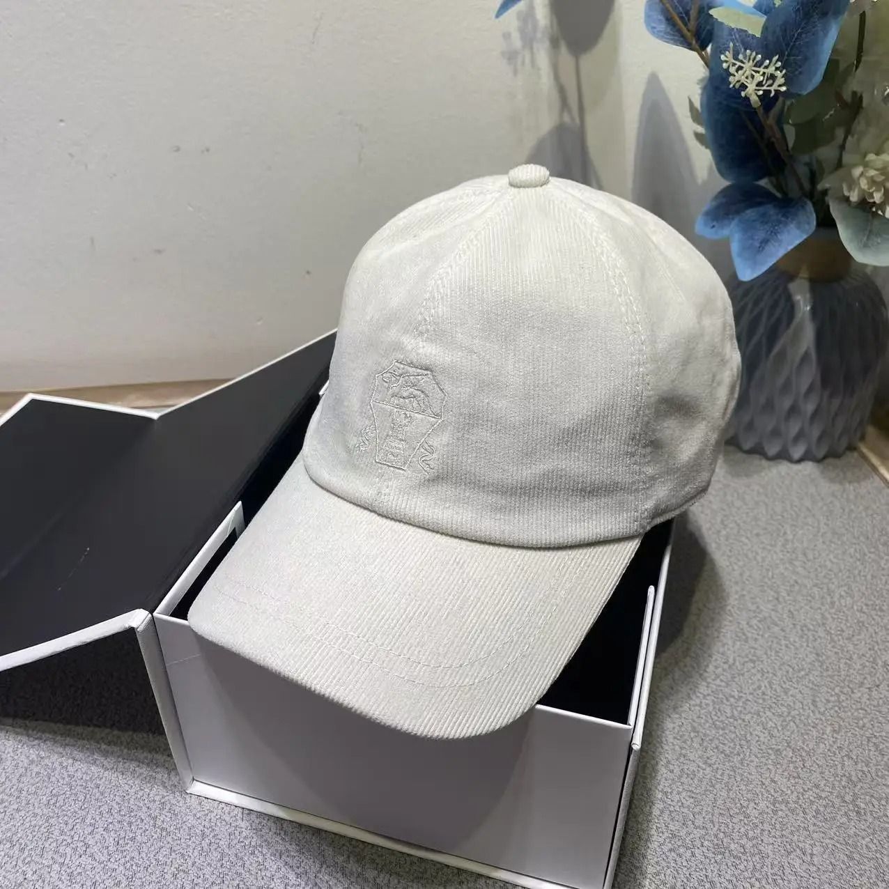 Corduroy Duckbill Sun Protection Baseball Cap Unisex Soft Brim Hat