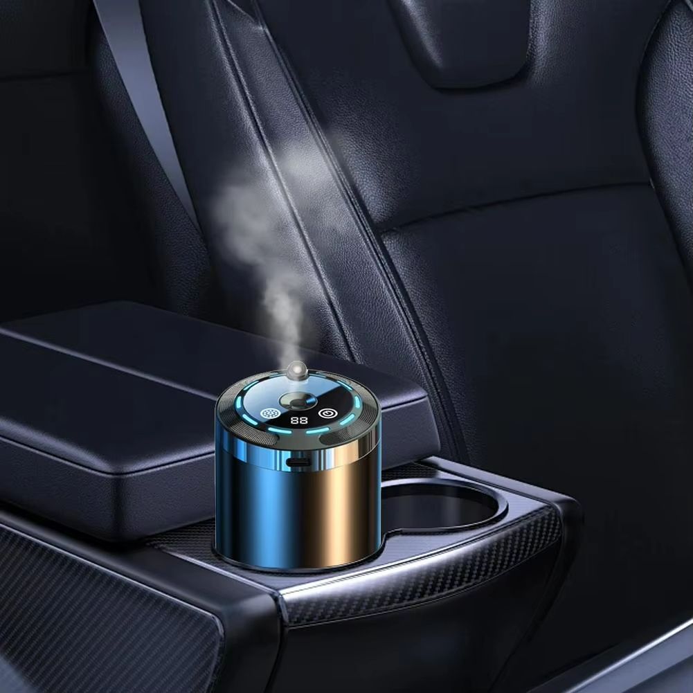 Smart Car Air Freshener – Rechargeable Aroma Diffuser with Adjustable Intensity Levels