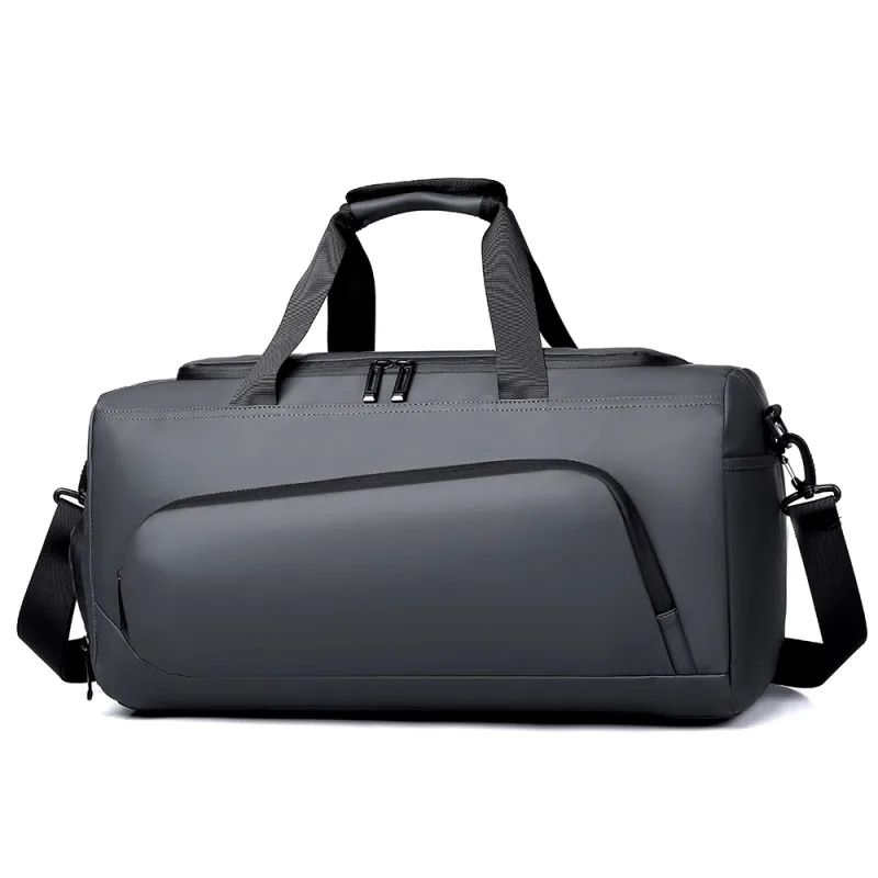 Large Capacity Gym Travel Duffel Bag with Shoe Compartment