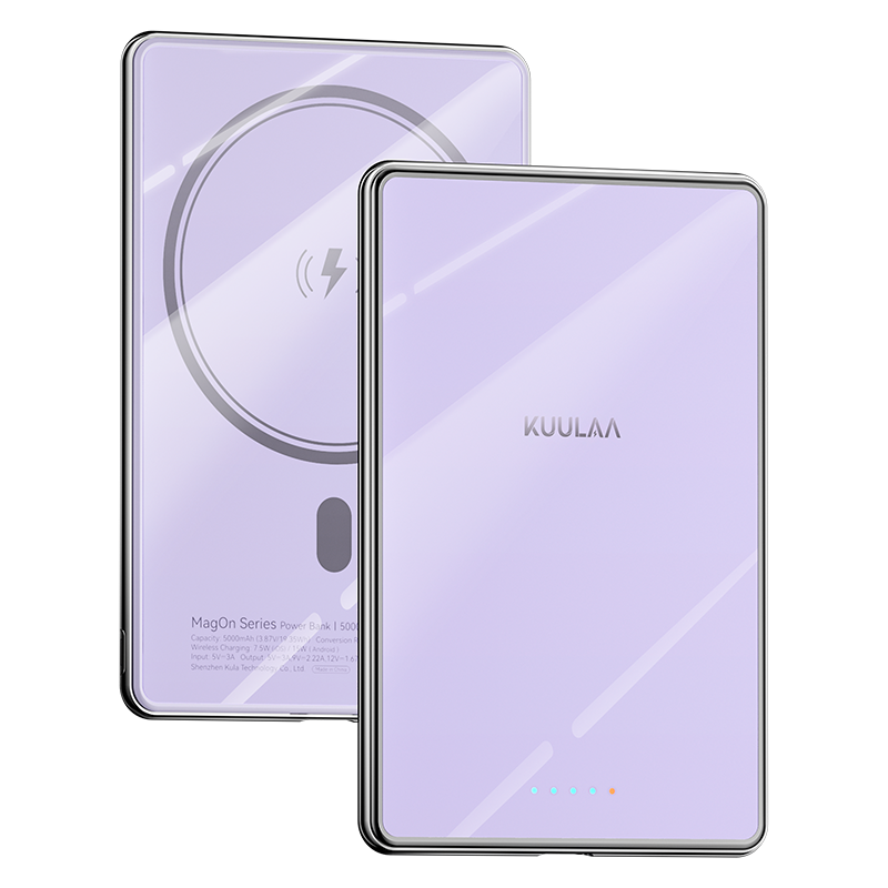 Slim Wireless Magnetic Power Bank, Fast Charging, Powerbank for MagSafe