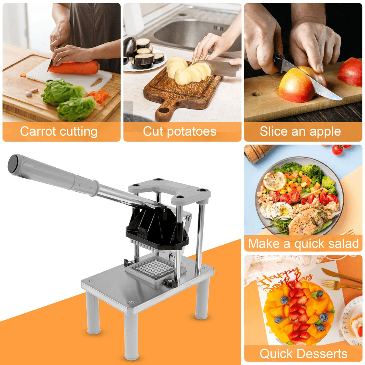 ProChef Heavy Duty Vegetable and French Fry Cutter