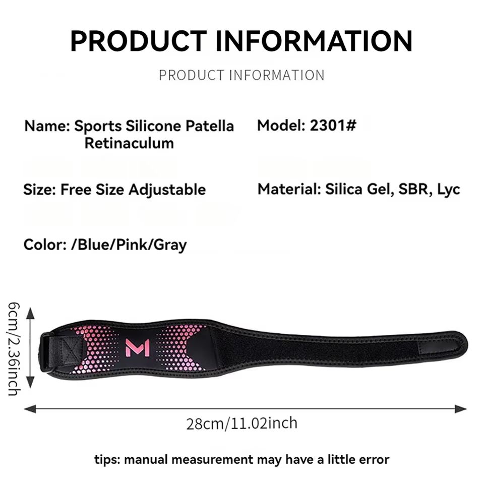 GTUBIKE Patella Knee Strap Adjustable Sports Brace