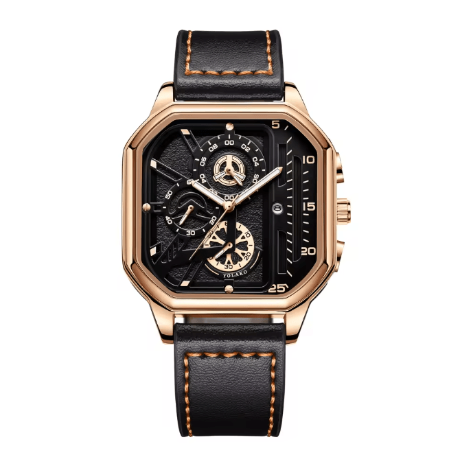 Square Dial Casual Mens Watch