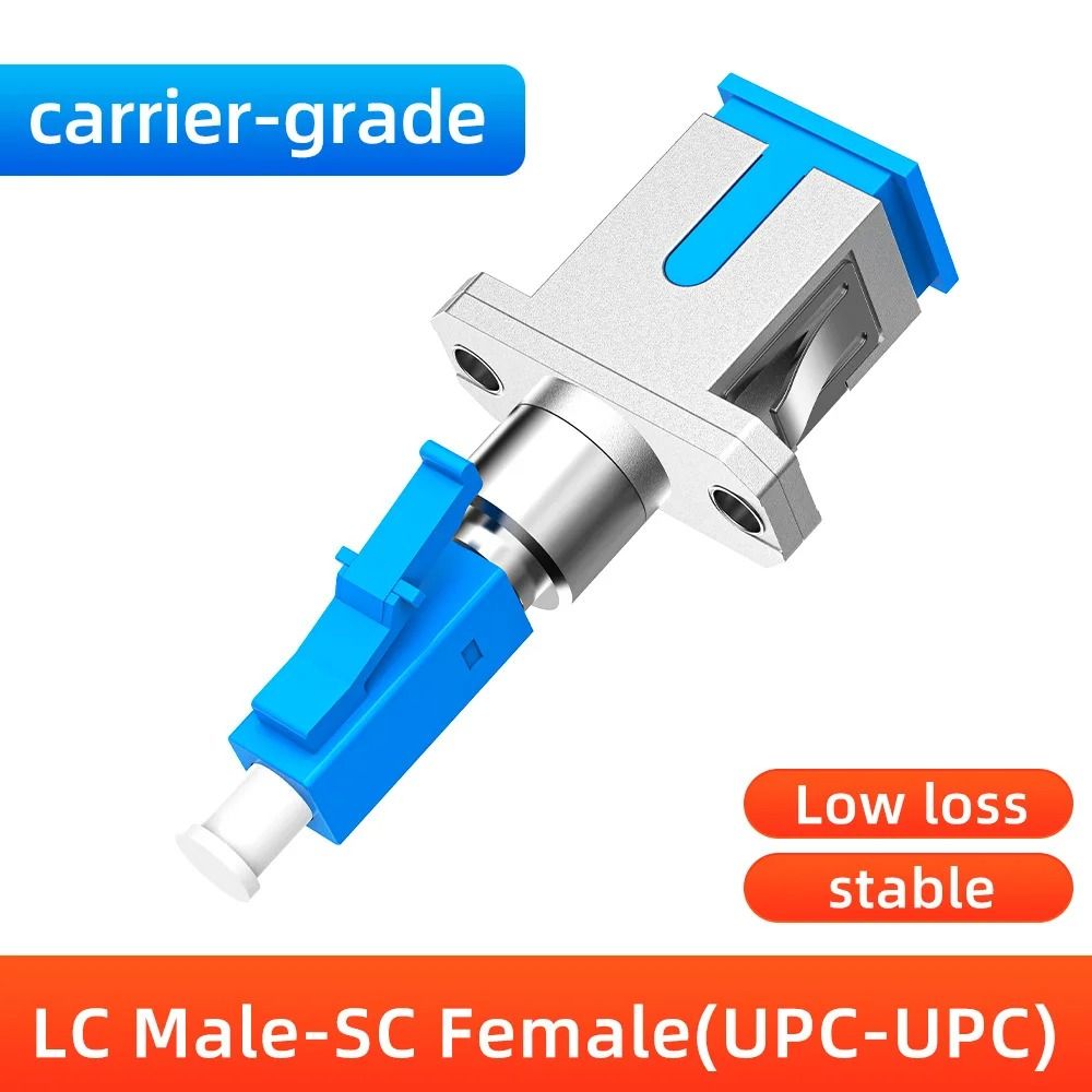 Fiber Optic Male to Female Hybrid Adapter