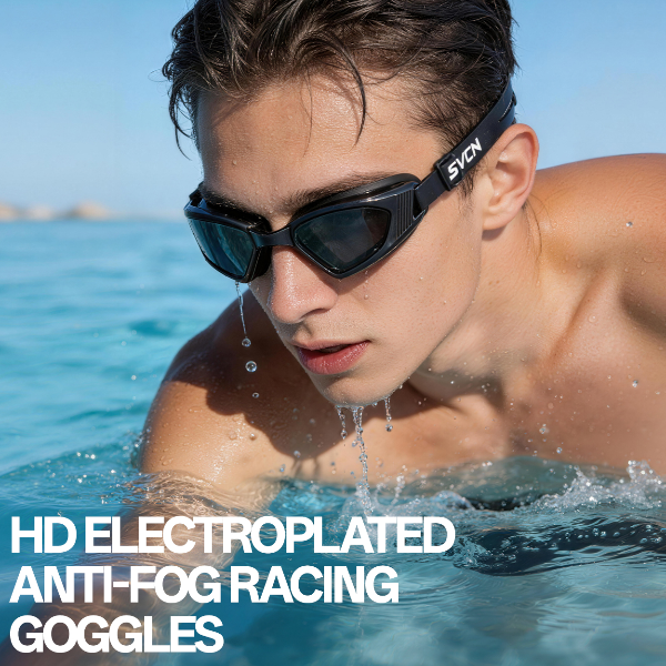 Anti Fog Leakproof Adult Swimming Goggles with UV Protection