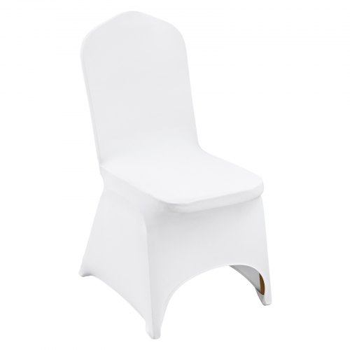 50-Piece Wedding Chair Covers, Stretchable Spandex Slipcovers with Arched Front Design for Banquets, Events.
