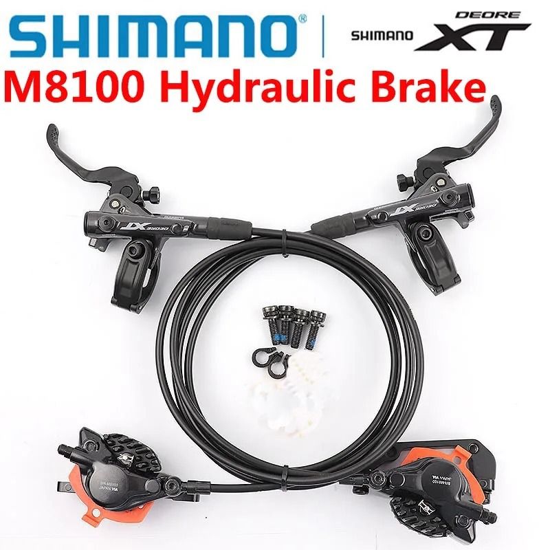 Shimano Deore XT M8100 Hydraulic Disc Brake Set 2 Piston