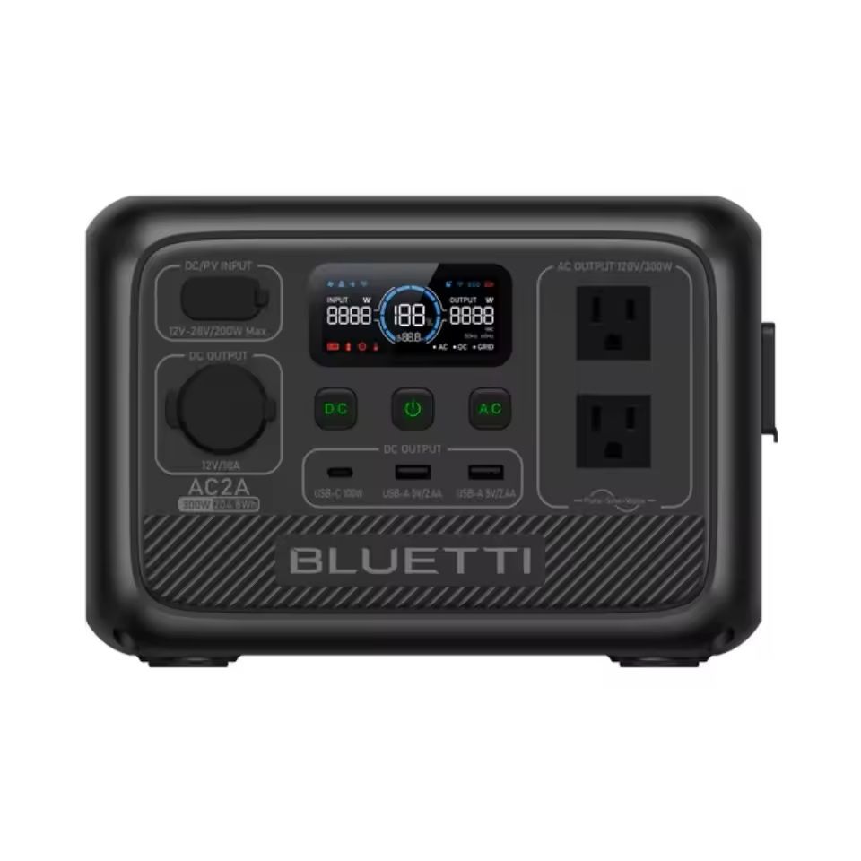 Portable Power Station 300W with Fast Charging and Solar Generator Compatibility