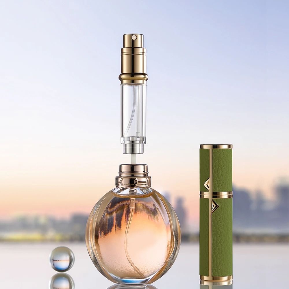 5ml PU Leather Mini Perfume Atomizer Spray Bottle