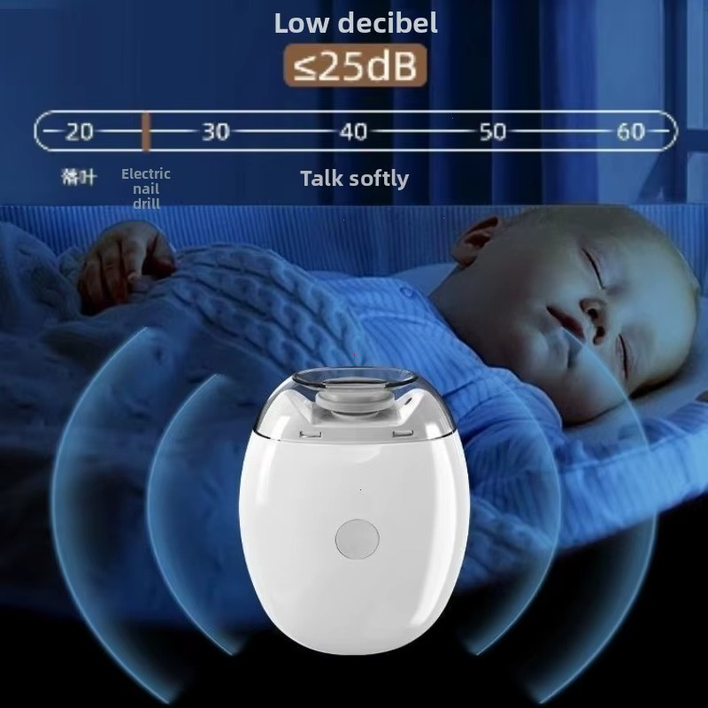 Electric Nail Trimmer with LED Light Pain Free Baby and Adult Nail Clipper