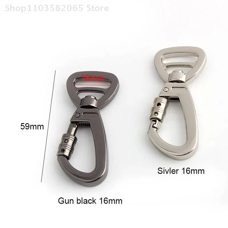 360 Degree Rotatable Carabiner Keychain Hook with Lock