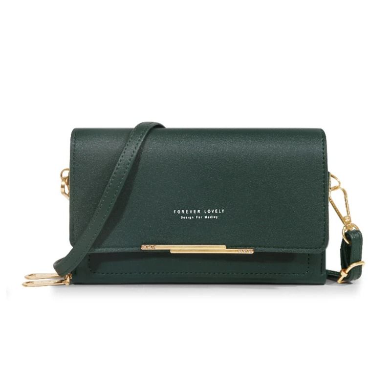 Womens Large Capacity Wallet Shoulder Bag with Phone Holder