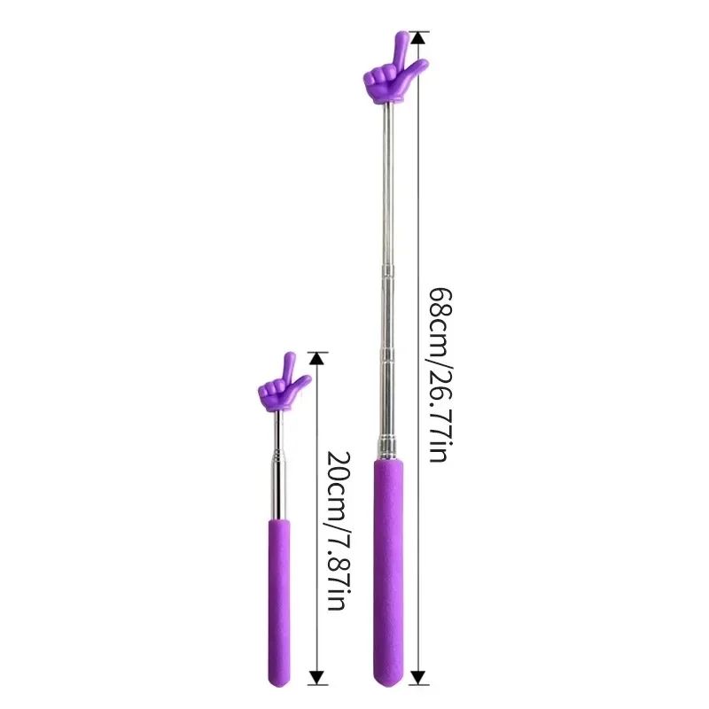 Telescopic Stainless Steel Teaching Pointer Stick