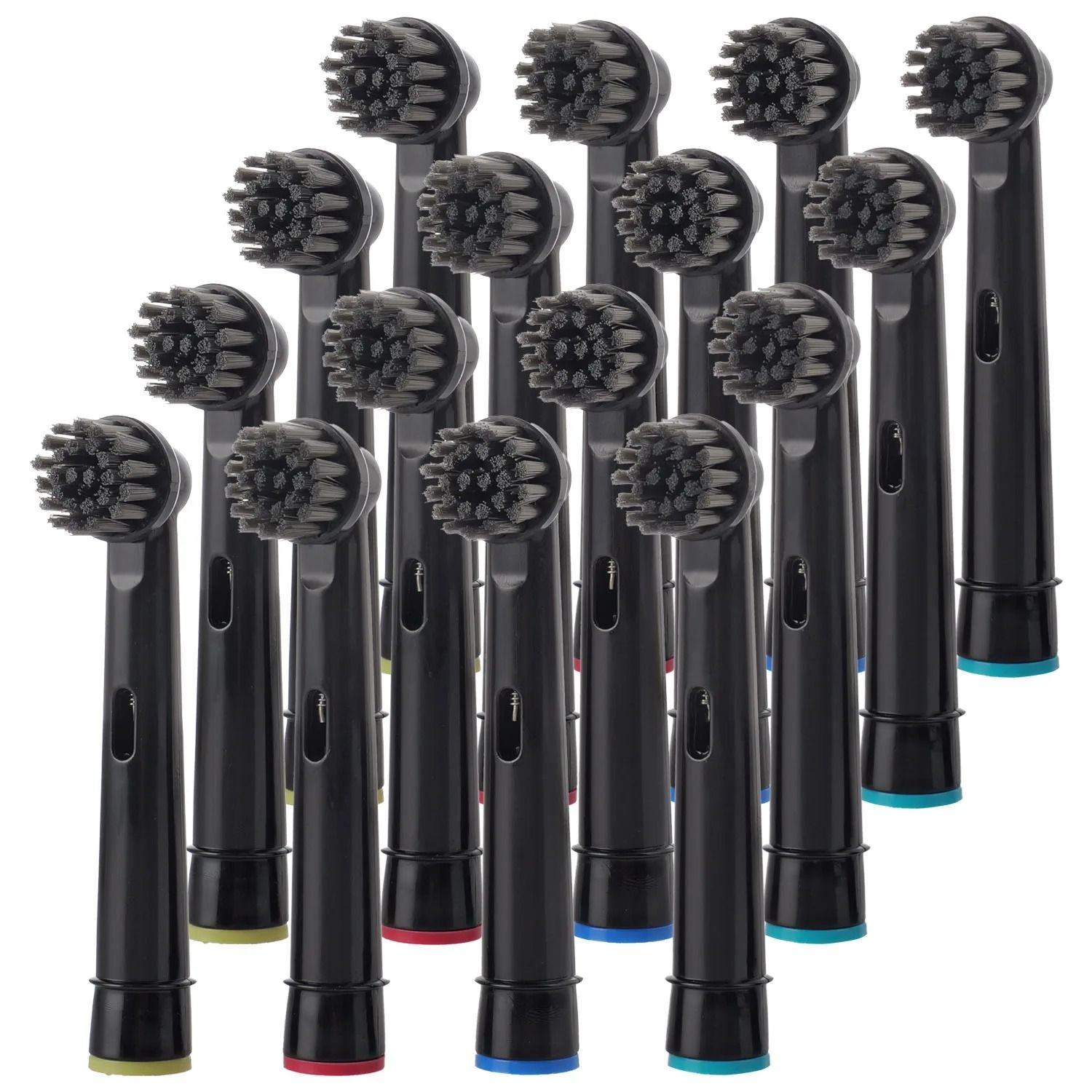 Electric Toothbrush Replacement Brush Heads Basic Cleaning Nozzle Compatible with D100 D25 D30 D32