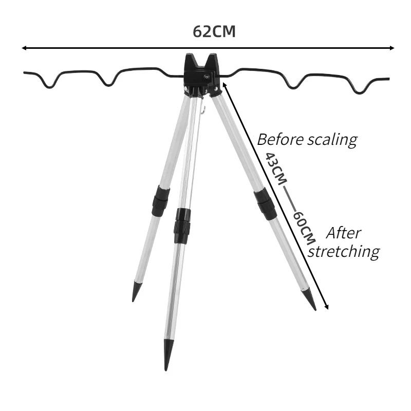 Aluminum Alloy Telescopic Sea Rod Bracket