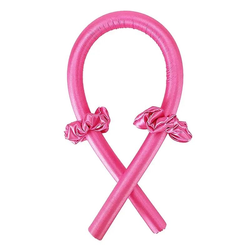 Heatless Curling Rod Headband No Heat Hair Curlers Silk Ribbon Overnight Curlers