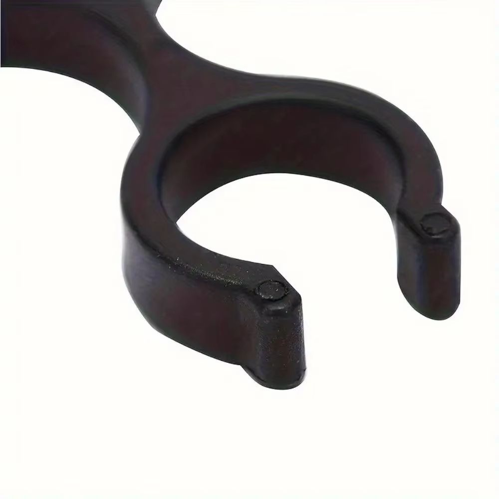 TrailLink 8-Shape Double Hiking Pole Connectors Clip (ABS) – Outdoor Walking Stick Mount Accessory