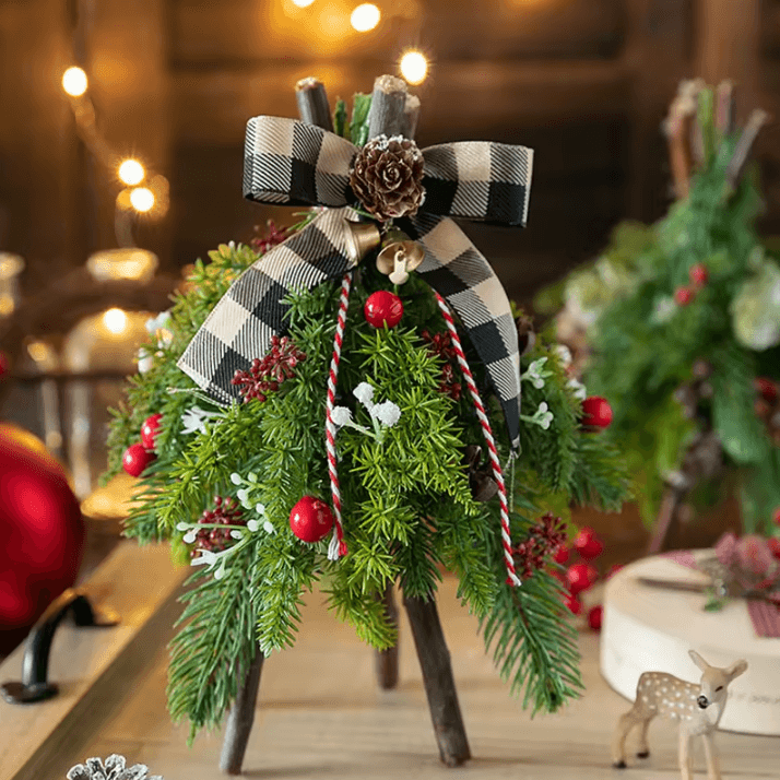 10/20 Piece Artificial Pine Needles Branches – Christmas Tree DIY Decor and Xmas Wreath Accessories for Holiday Crafting