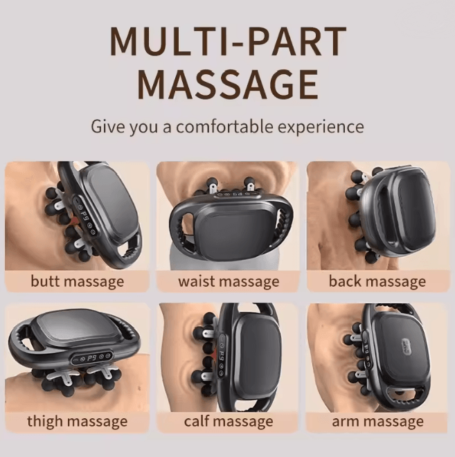 Professional Deep Tissue Massage Gun with 24 Heads High Power Muscle Relief