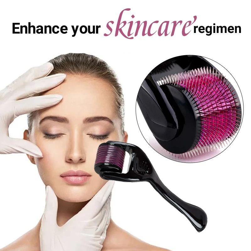 Professional 540 Titanium Derma Roller - Hair & Beard Regrowth Treatment