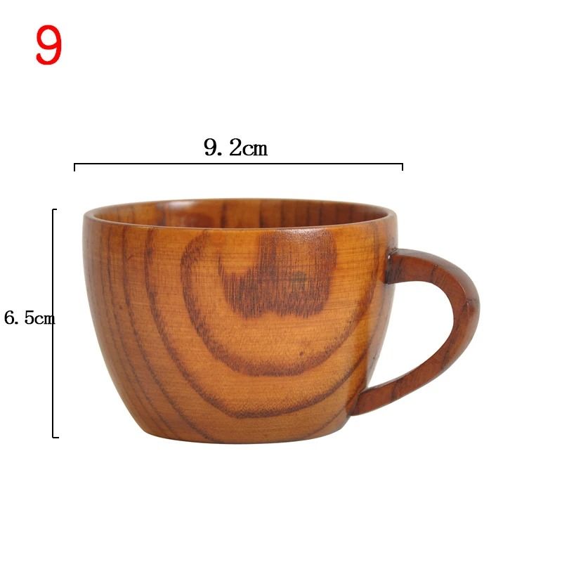 Wooden Big Belly Cup Handmade from Natural Spruce
