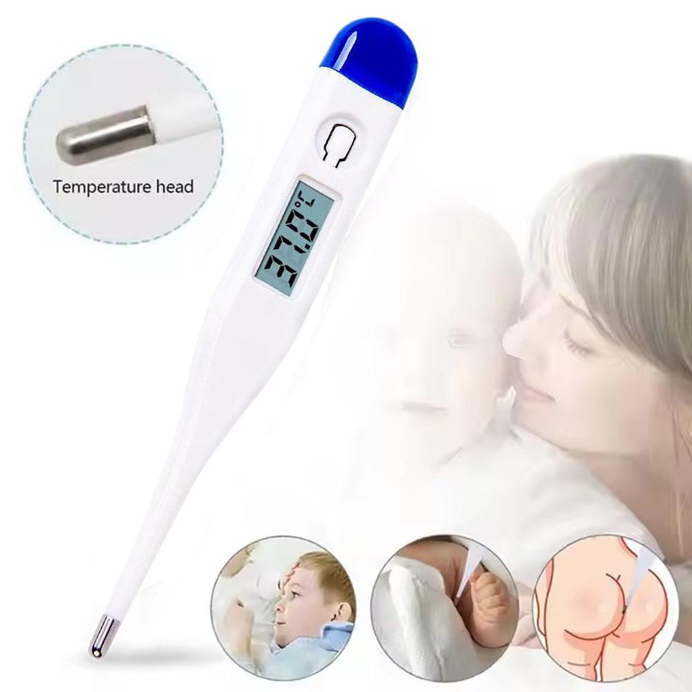 Digital LCD Thermometer for Adults and Children, Fast Accurate Temperature Measurement Oral, Armpit, Household Use