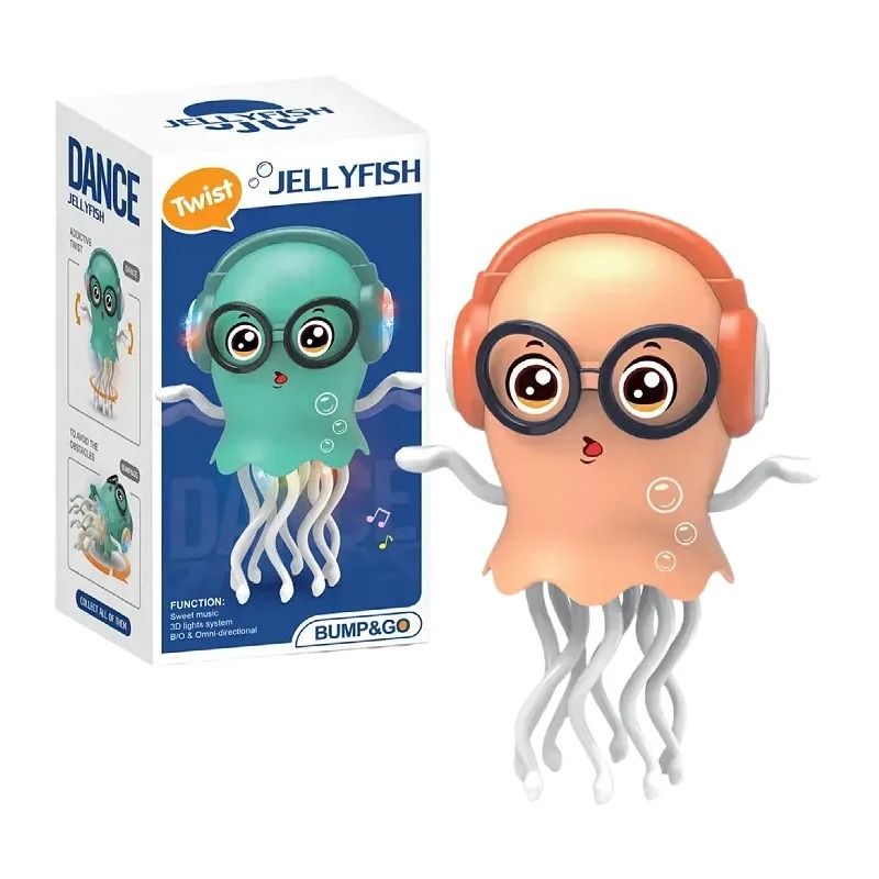 Interactive Dancing Octopus Toy with Music and Lights Electric Pet Toy