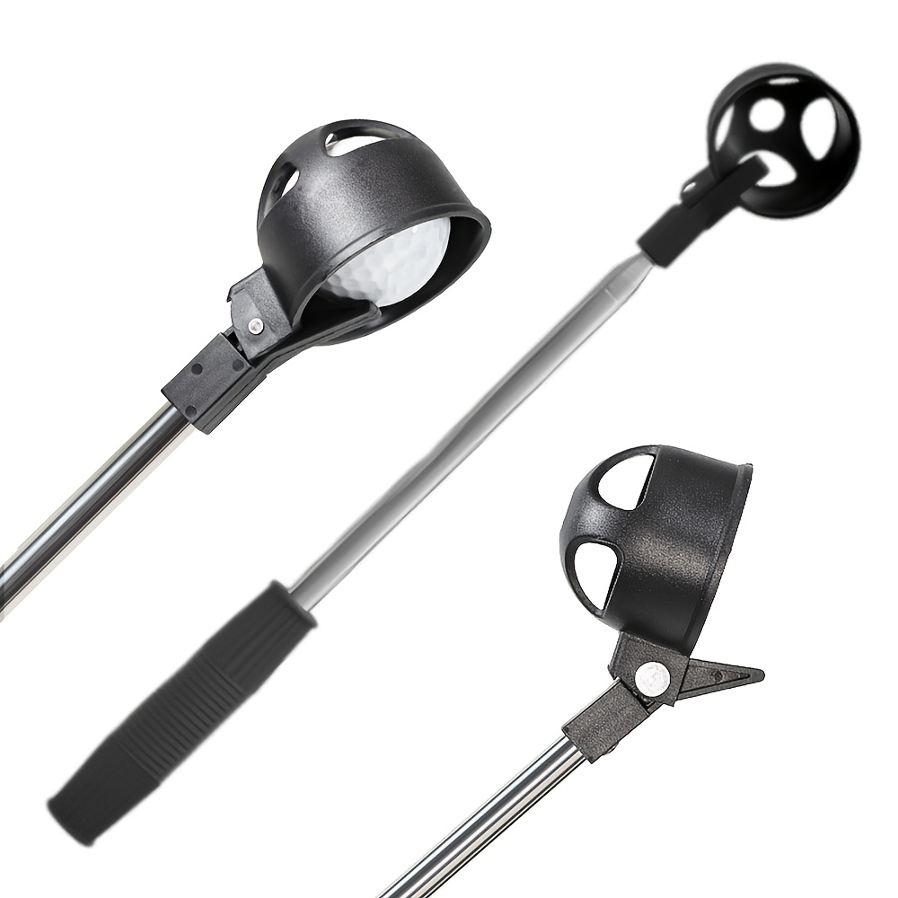 Telescopic Automatic Locking Picker, Stainless Steel High Quality Retractable Golf Ball Picker, Portable Golf Ball Tools