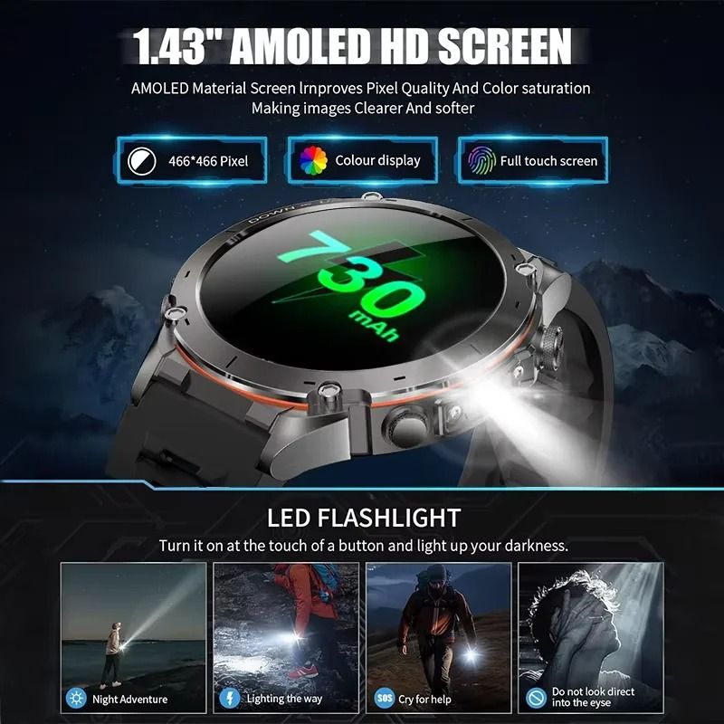 Genuine Stratos 4 GPS Smartwatch | 1.43