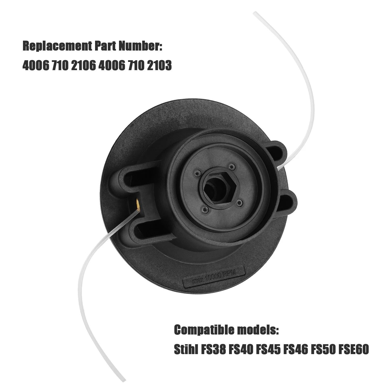 Premium Replacement Trimmer Head | Nylon Rope Weeding Head