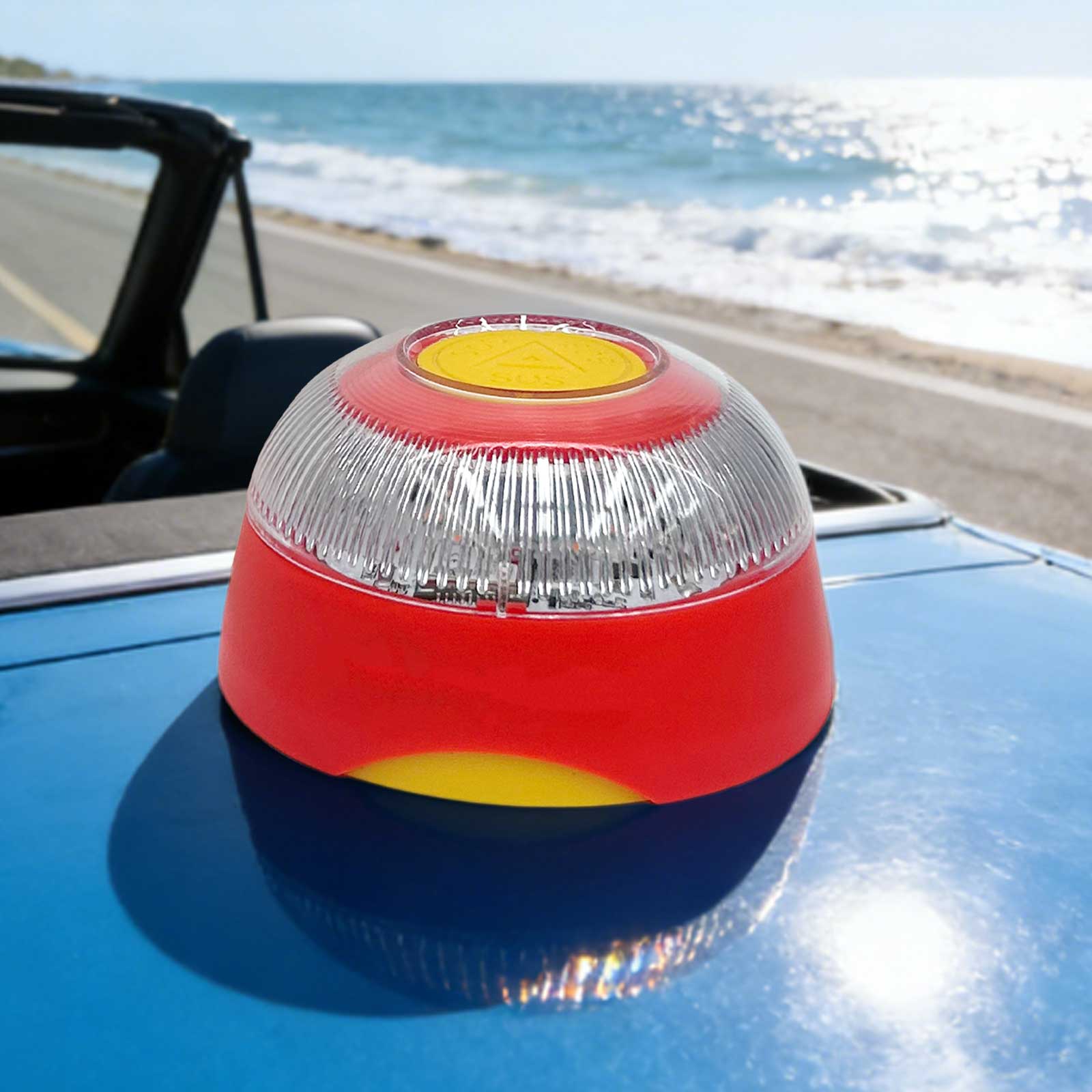 Advanced Car Emergency Beacon Light with ESim & Roadside Safety