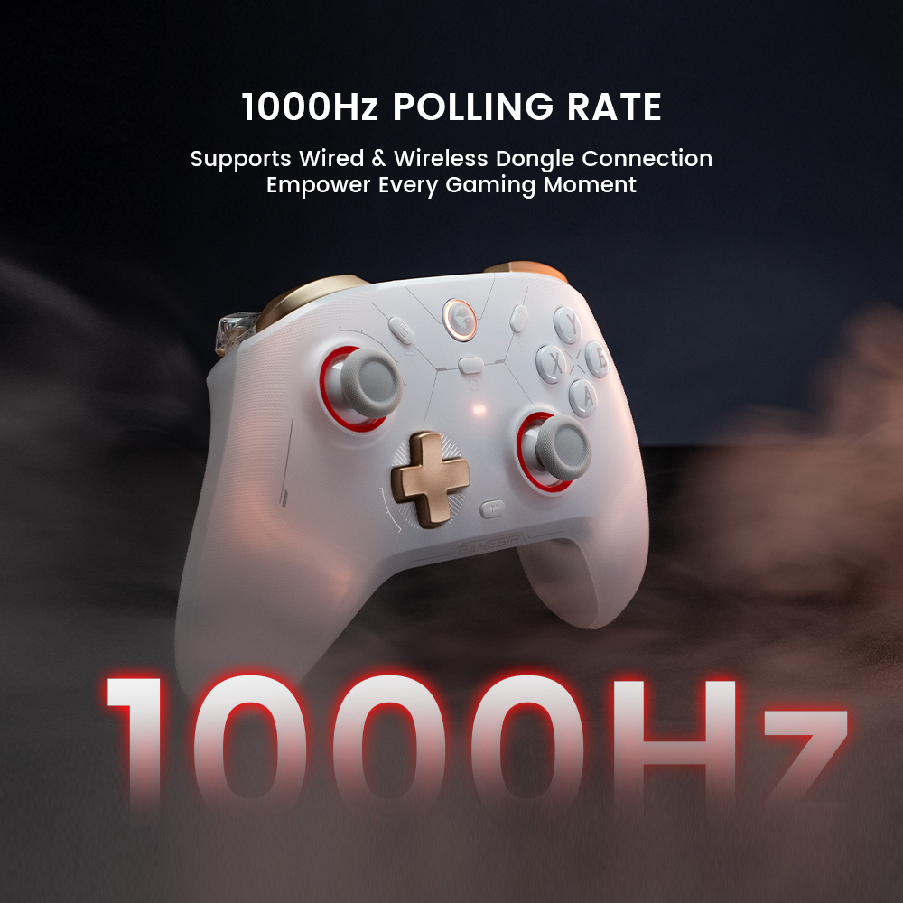 Cyclone Wireless Controller for Nintendo Switch, iPhone, Android, Bluetooth Gamepad with Hall Effect Triggers